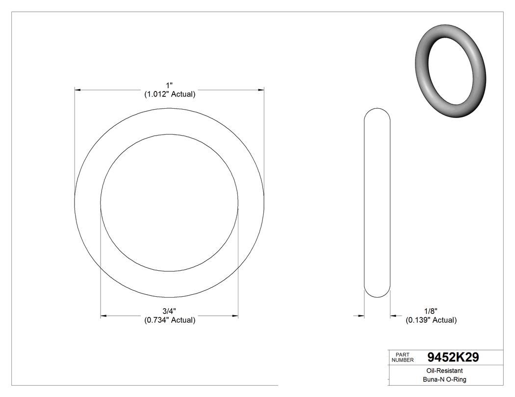 Technical drawing - 9452K29